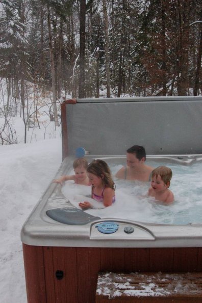 Hot tubin'
