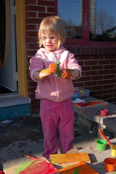 Painting contentment