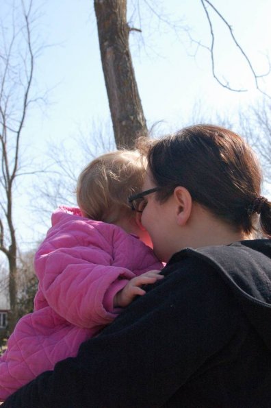 Mommy cuddles