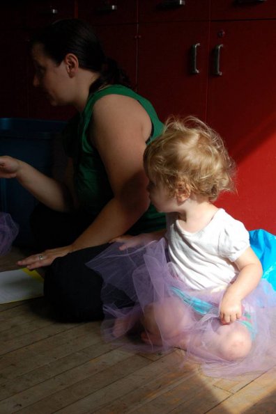 Timid ballerina