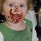 Chocolate hand print