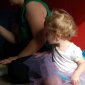 Timid ballerina