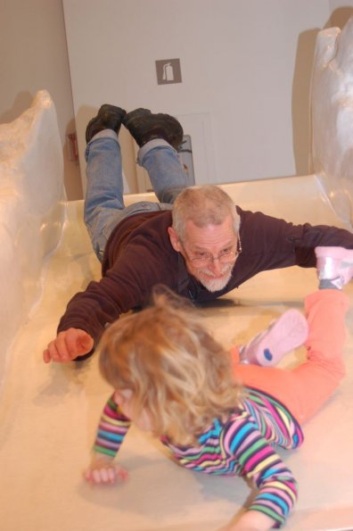 Never too old for slides